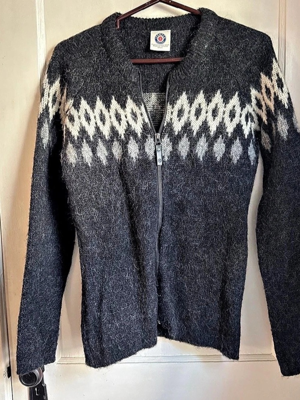 Icewear Icelandic Wool Zip Sweater Size Small